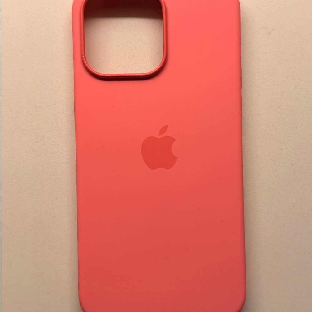 Apple Coral Silicone Phone Cover
